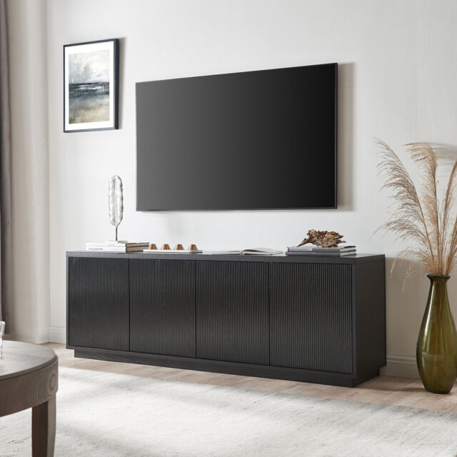 "Hanson Unfinished TV Stand for TVs up to 75"""