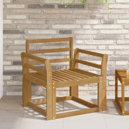 Outdoor Sofa Solid Acacia Wood Sectional Garden Furniture Patio Lounge