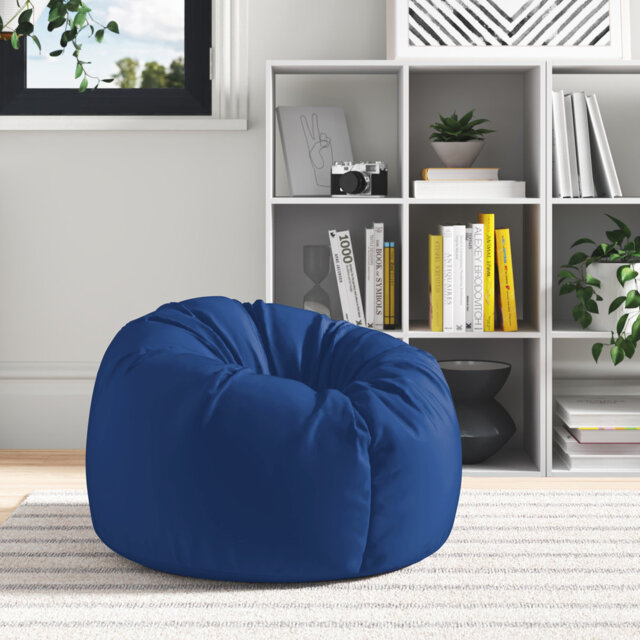 Attenborough Polyester Outdoor Friendly Refillable Bean Bag Chair