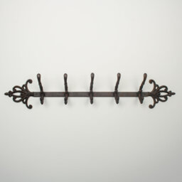 Antavis Metal Wall Mounted Required 10 - Hook Wall Mounted Coat Rack