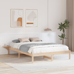 Bed Frame Solid Pine Wood