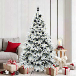 Artificial Christmas Tree with 300 LEDs Green PE and PVC