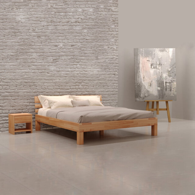 Rosalind Solid Wood Bed