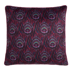 Dandy Peacock 100% Polyester Cushion Cover