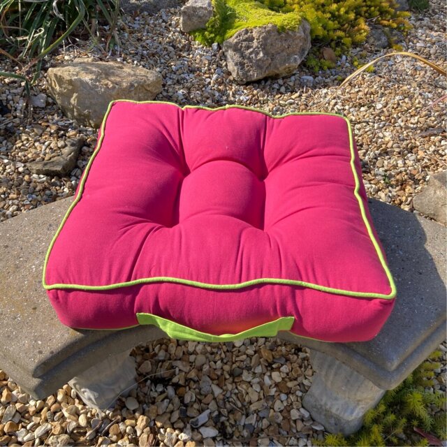Tom Indoor / Outdoor Grey Square Floor Cushion