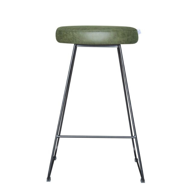 Djogo Upholstered Counter Stool with Metal Frame