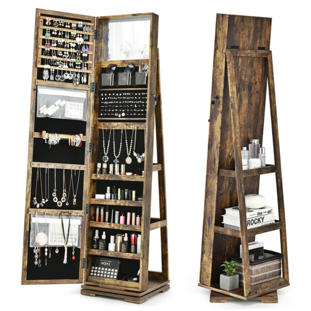 Darvone Freestanding Jewelry Armoire