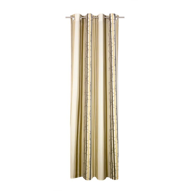 Peachey Synthetic Eyelet single Curtain Panel, opaque