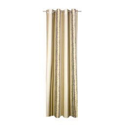 Peachey Synthetic Eyelet single Curtain Panel, opaque