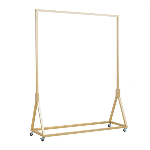 Storage Shoe Bag Tube Rack, Clothing Organization Rack, Gold