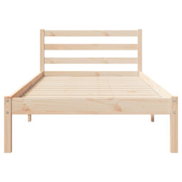 Bed Frame With Headboard Solid Wood Pine