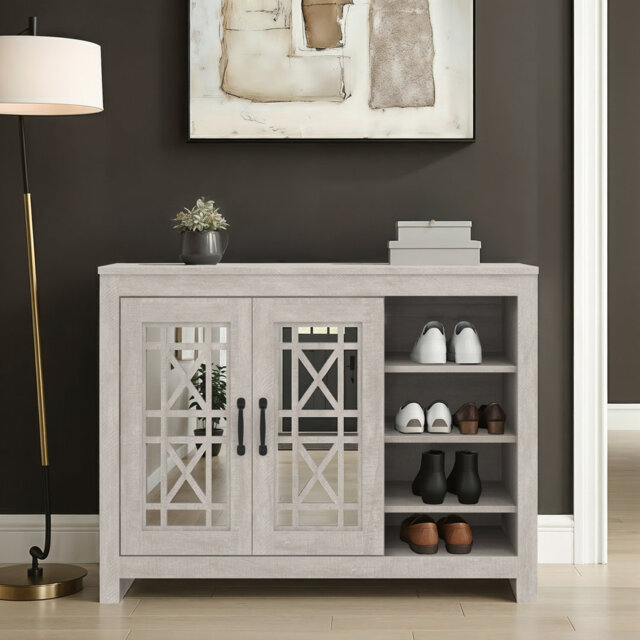 Isadora 12 Pair Shoe Storage Cabinet