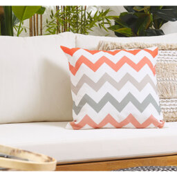 Kirkersville Indoor / Outdoor Chevron Square Cushion
