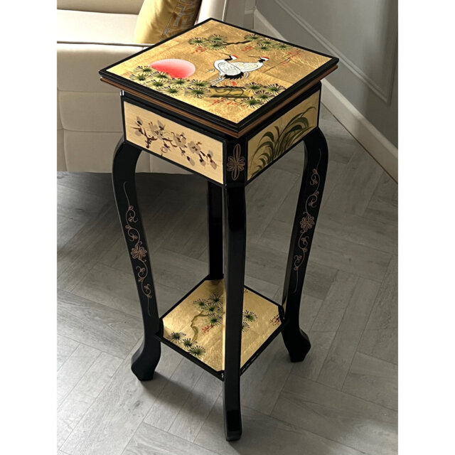 Apollonia Gold Leaf Plant Stand