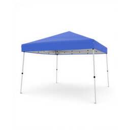 10'x10' Slant Leg Pop Up Canopy Tent, Easy Setup Portable Outdoor Patio Gazebo Shelter with 8'x8' Shade Cover & Carry Bag, Instant Folding Canopy for