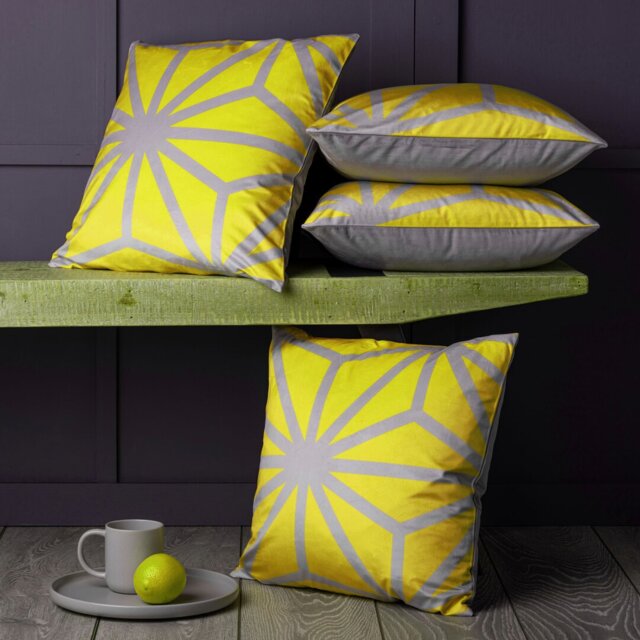 Ara Geometric Square Cushion Cover