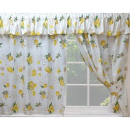 LEMONS Whitlock Curtain Pair with Tie Backs