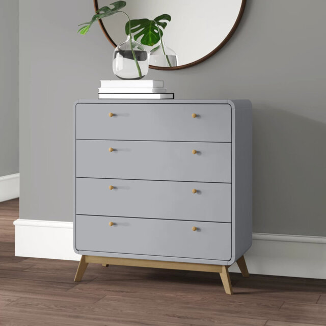 Justine 4 Drawer 80Cm W Chest of Drawers