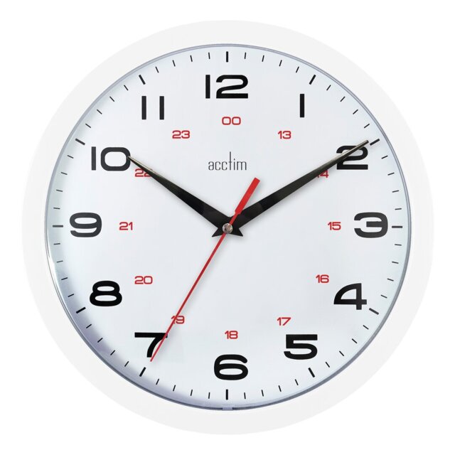 Aylesbury Office Wall Clock White