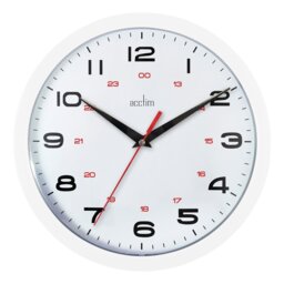 Aylesbury Office Wall Clock White