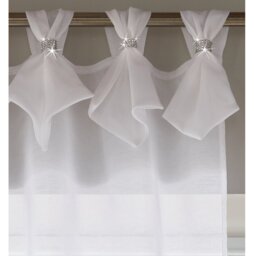 Aoibhne Tiara Tab Top Sheer Curtain Panel