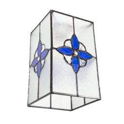 Traditional Glass Tiffany Style Pendant Light Shade with Colou Panels