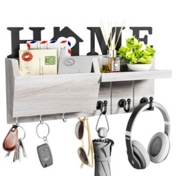 Manufactured Wood Wall Organizer