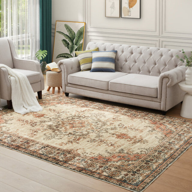 Delavallade Area Rugs for Patio or Deck – Weather-Resistant & Fade-Proof