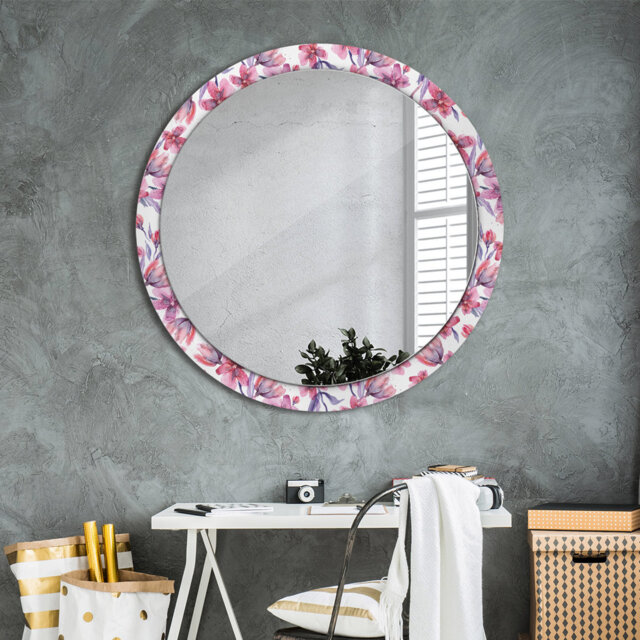 Huldar Glass Flat Wall Mirror