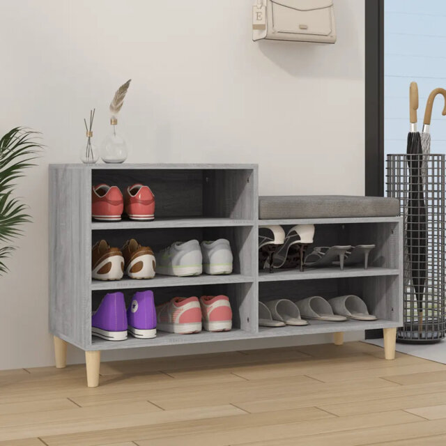 vidaXL Shoe Cabinet 102 x 36 x 60 cm Engineered Wood