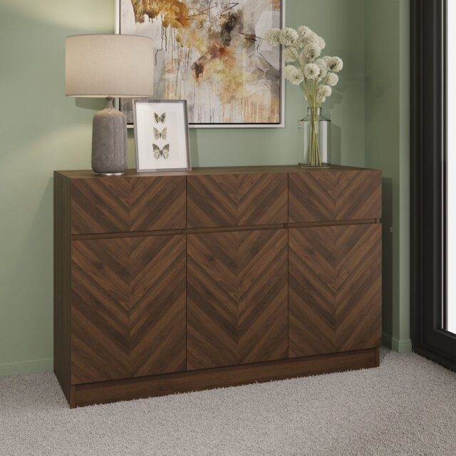 Collins 118.8 Cm 3 Drawer Sideboard