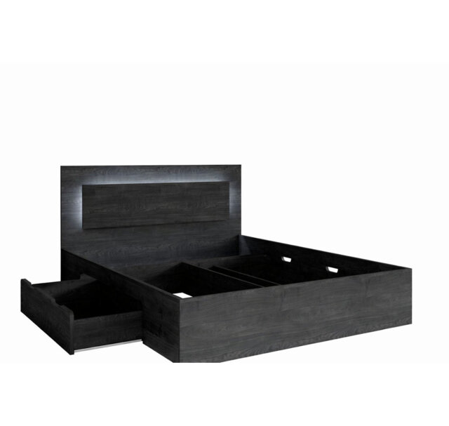 TOGO 51 SINGLE BED (160X200) R34032-PORTLAND ASH BLACK R34032-PORTLAND ASH BLACK 51 B