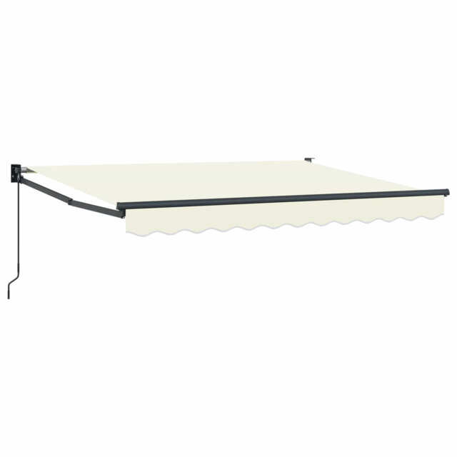 Vidaxl Retractable Awning Door Canopy Garden Patio Awning Fabric And Aluminium