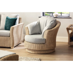 Upholstered Swivel Accent Chair