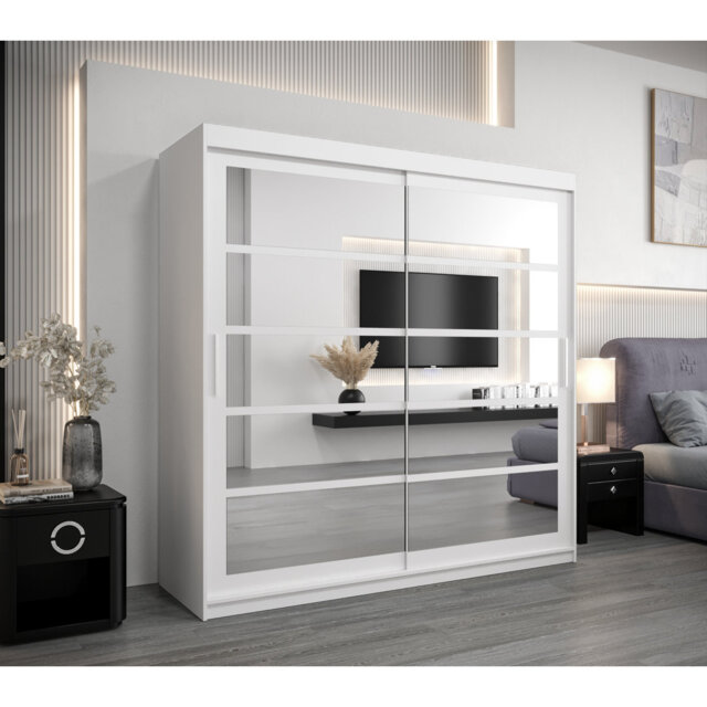 Araiah 2 Door Manufactured Wood Wardrobe