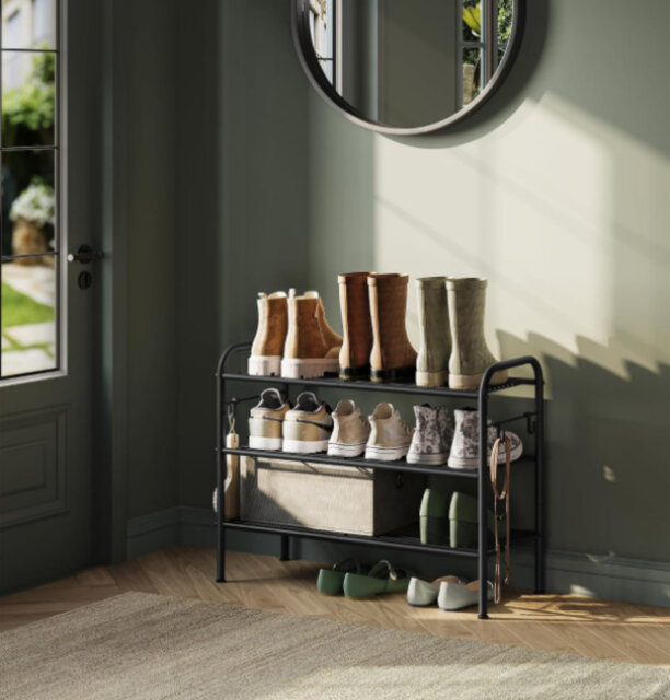 12 Pair Shoe Rack