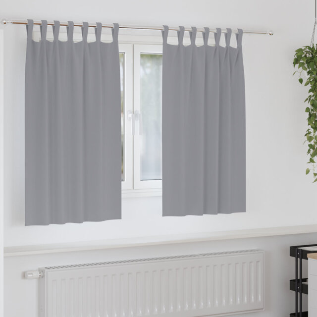 Curtains With Curtains 2 Pcs Polyester