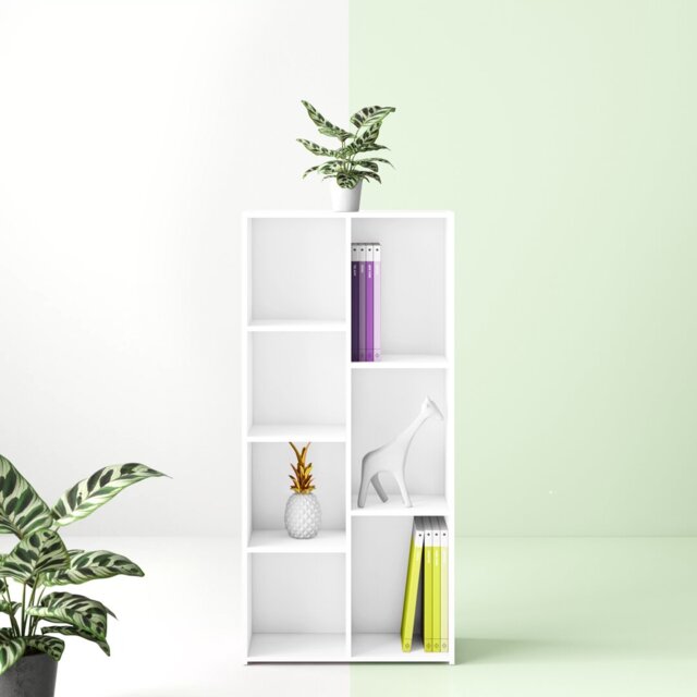 O'Quinn 7-Cube Reversible Open Shelf