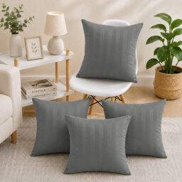Microfiber Stripe Cushion Cases Sofa coach throw