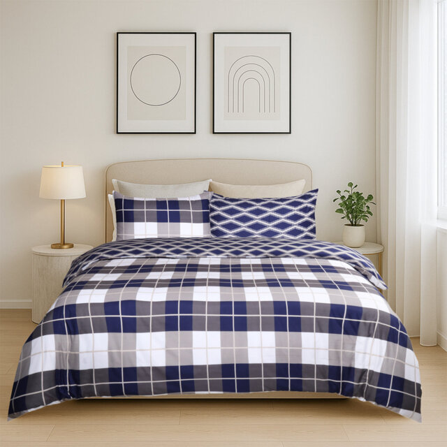 Luxury Microfiber Printed Duvet – Ultra-Soft, Lightweight, Breathable & All-Season Comforter Blanket For Bedroom Décor