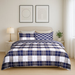 Luxury Microfiber Printed Duvet – Ultra-Soft, Lightweight, Breathable & All-Season Comforter Blanket For Bedroom Décor