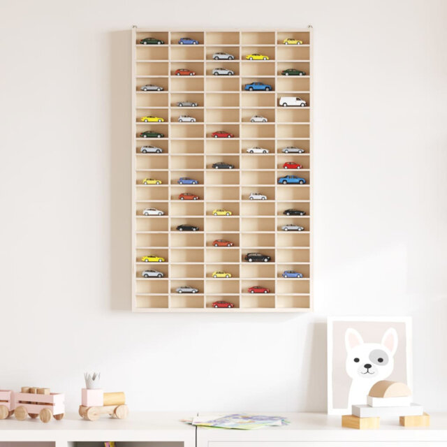 Vidaxl display cabinet with 90 compartments, 50.5cm x 4.5cm x 79cm