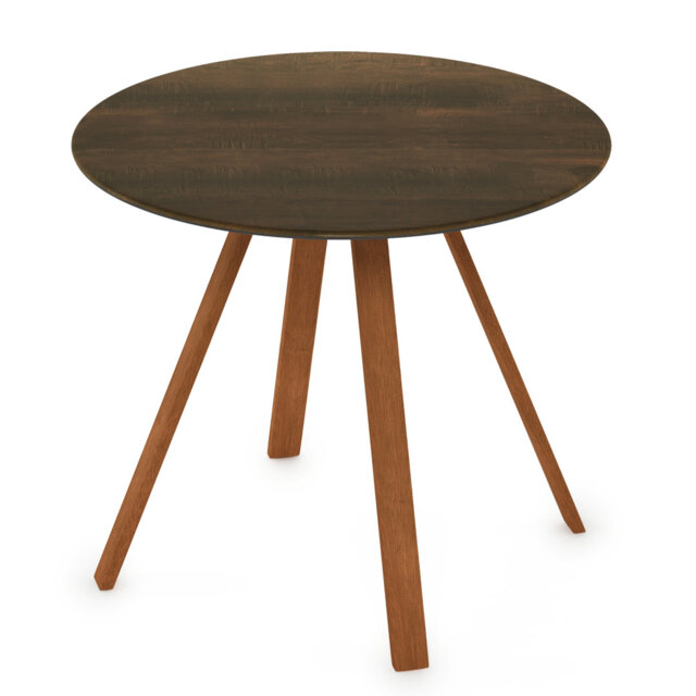Round Wood Outdoor Bistro Table