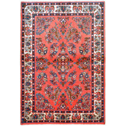 Cara Hand Knotted Wool Orange Rug