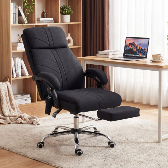 Aakas Faux Leather Massage Desk Chair