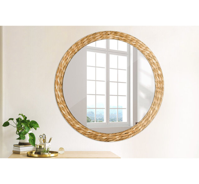 Huldar Glass Flat Wall Mirror