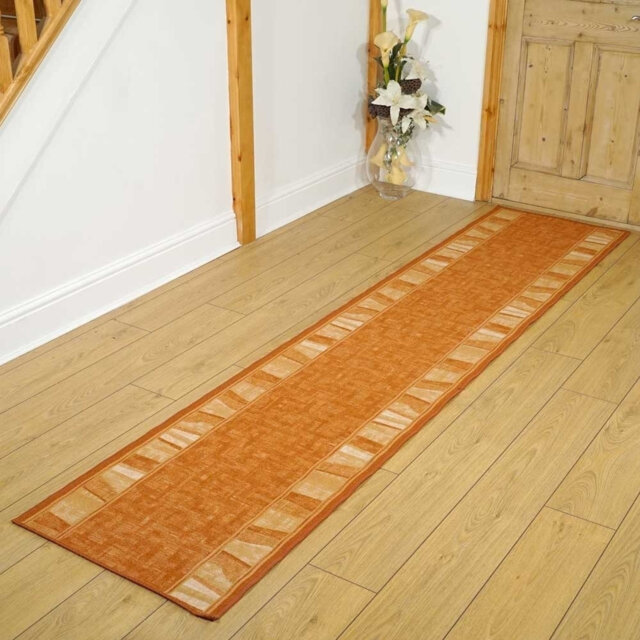 Runner Tuncay Block Print Hand Woven Area Rug
