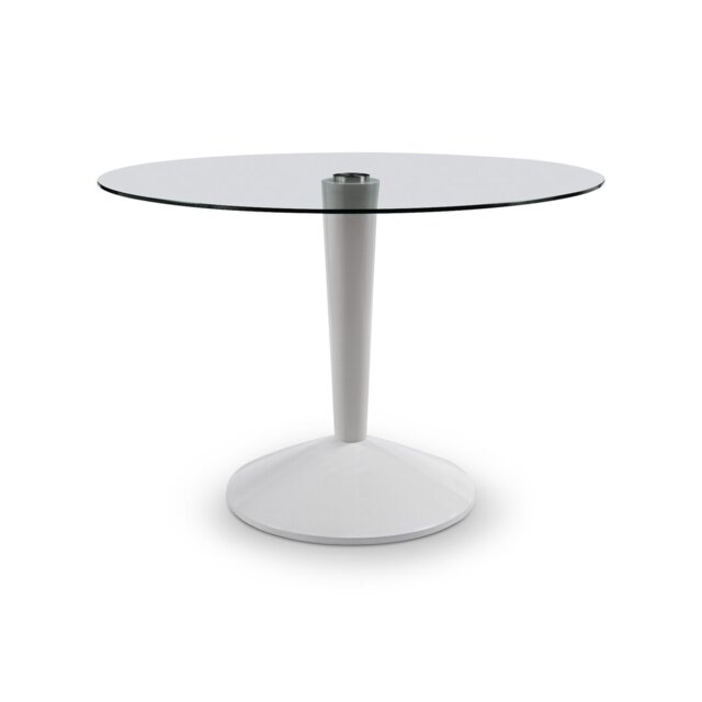 Cappello Round Glass Top Dining Table
