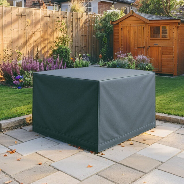 Flexicover 115cm Oxford Polyester Grey Outdoor Modular and Rattan Furniture Sets Cover