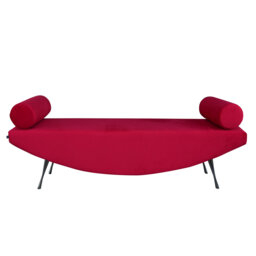 Orient Fabric, Faux Leather Upholstered Bench